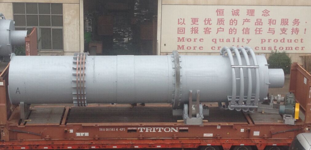 印尼回转窑通过客户质量检验已发货