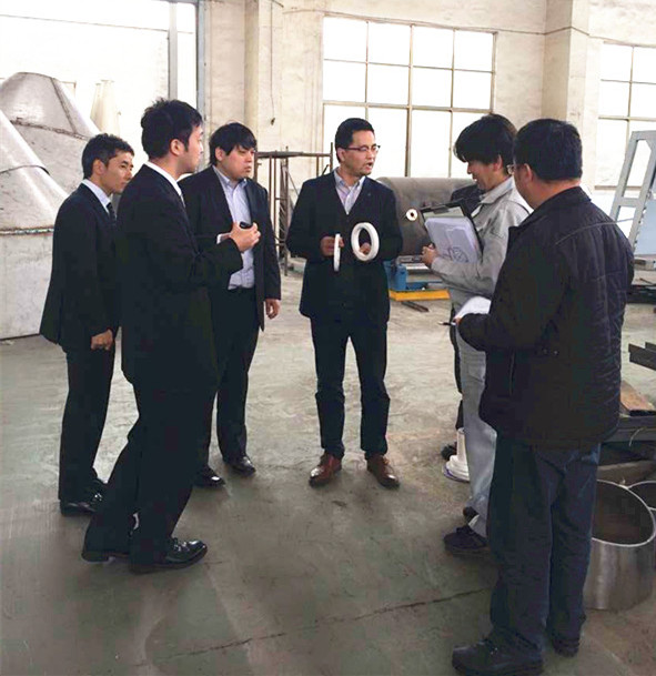 日本螺带真空干燥机通过客户质量检验近期发货